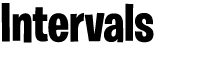 Intervals